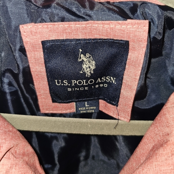 U.S. Polo Assn “Ralph Lauren” Puffer Zip Front Vest Size L - Picture 2 of 5